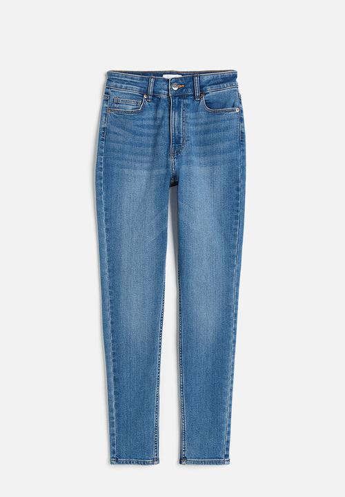 H&M - Skinny high jeans - blue
