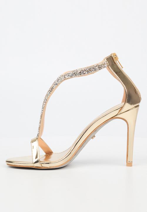 Miss Black - Jazz 18 stiletto - gold