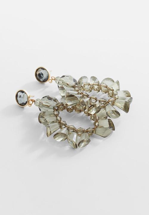 MANGO - Earrings monica - grey