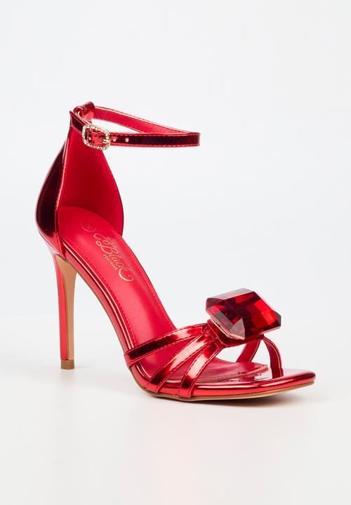 Miss Black - Snazz 5 stiletto - red