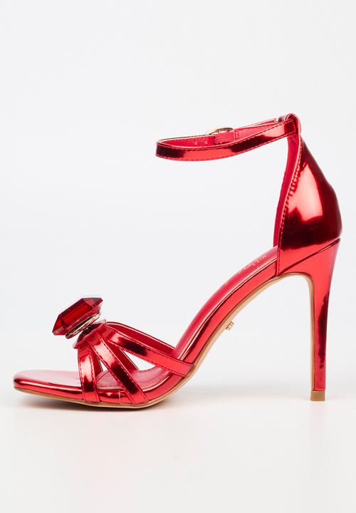 Miss Black - Snazz 5 stiletto - red