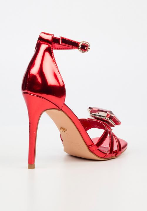 Miss Black - Snazz 5 stiletto - red