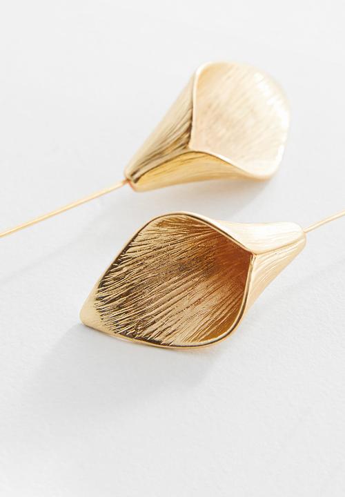 MANGO - Earrings maia - gold