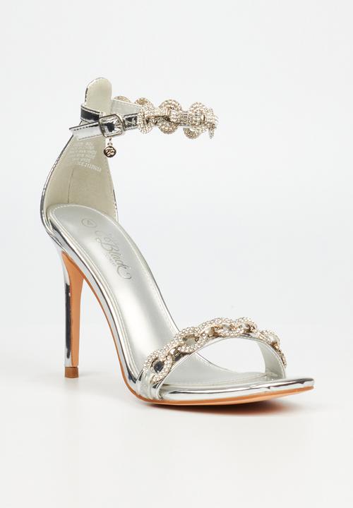 Miss Black - Snazz 6 stiletto - silver