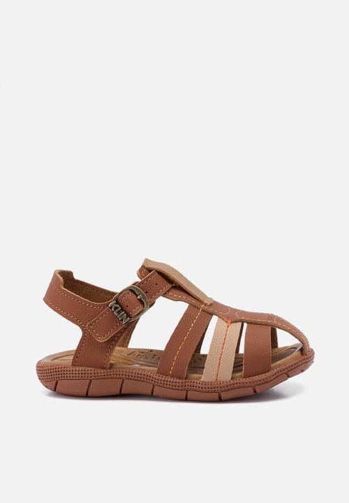 Klin - Sandalia tic tac casual - brown