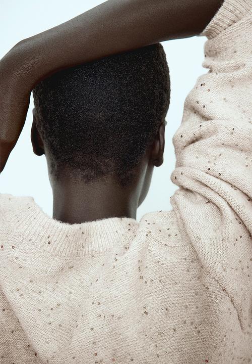 H&M - Beaded jumper - pink