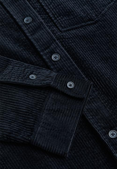 H&M - Corduroy shirt - navy blue