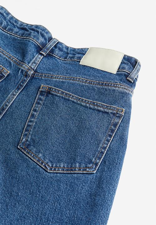 H&M - Tapered high jeans - blue
