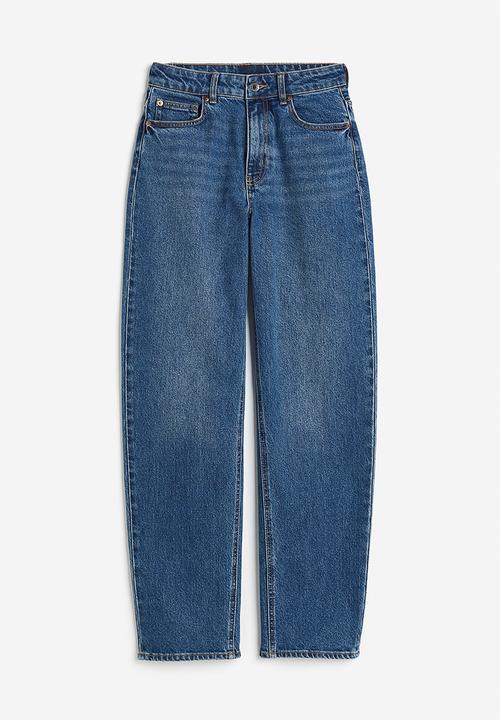 H&M - Tapered high jeans - blue