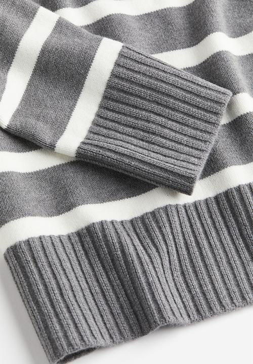 H&M - Loose-fit jumper - grey, multi
