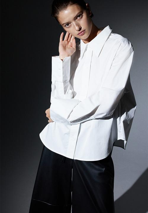 H&M - Cotton shirt - white