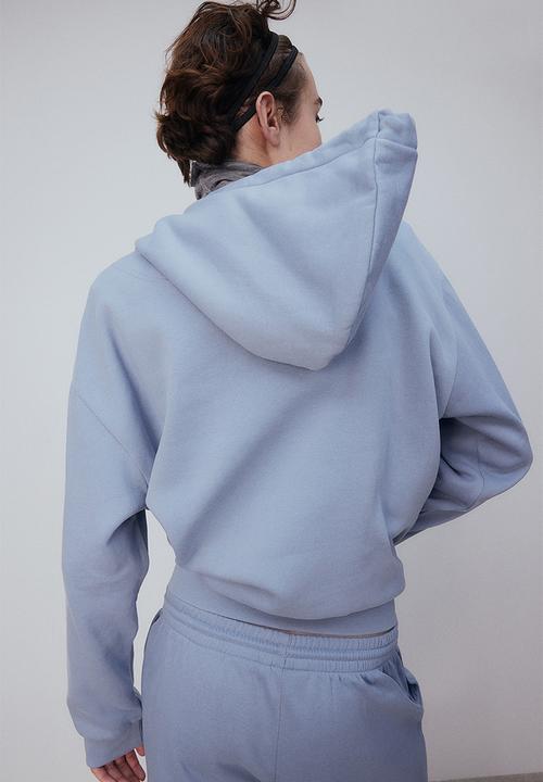 H&M - Hooded top - dusty blue