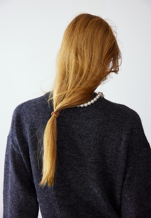 H&M - Beaded jumper - grey