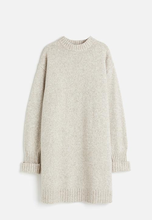 H&M - Knitted dress - beige