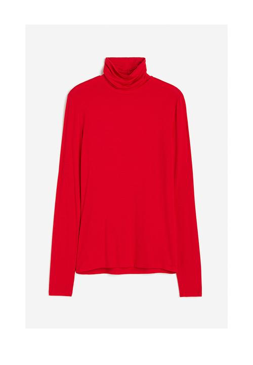 H&M - Polo-neck top - red