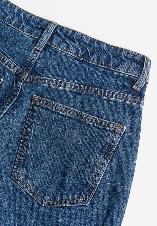 H&M - Slim mom high ankle jeans - denim blue