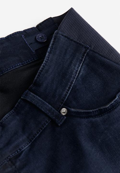 H&M - Mama slim low ankle jeans - blue