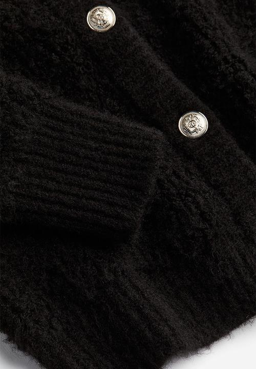 H&M - Bouclé cardigan - black