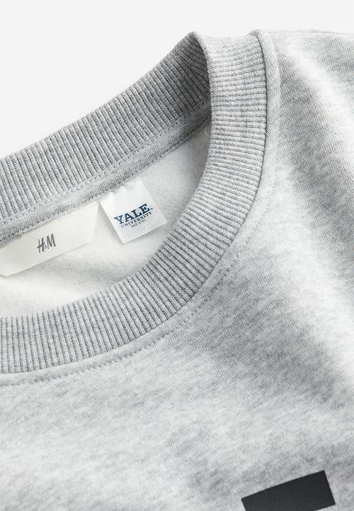 H&M - Motif-detail sweatshirt - grey