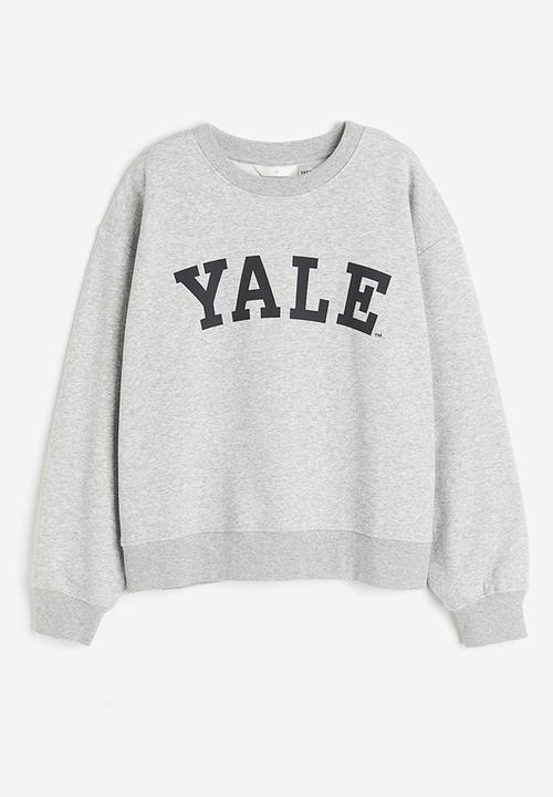 H&M - Motif-detail sweatshirt - grey