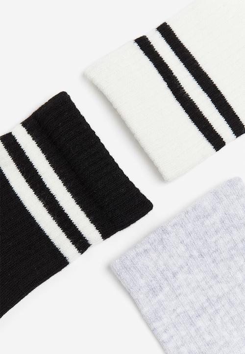 H&M - 5-Pack socks - white & black