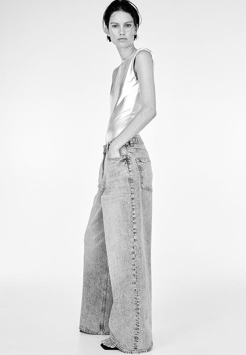 H&M - Baggy regular jeans - grey