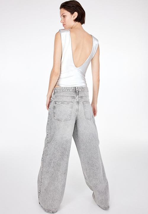 H&M - Baggy regular jeans - grey