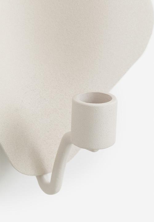 H&M - Metal sconce - white
