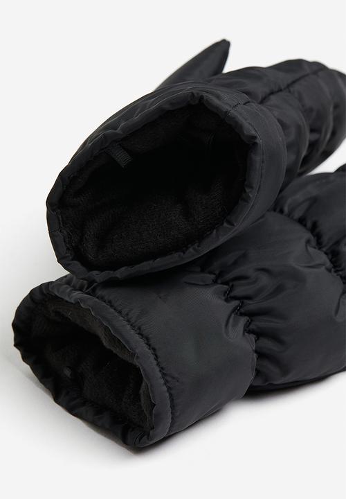 H&M - Padded mittens - black