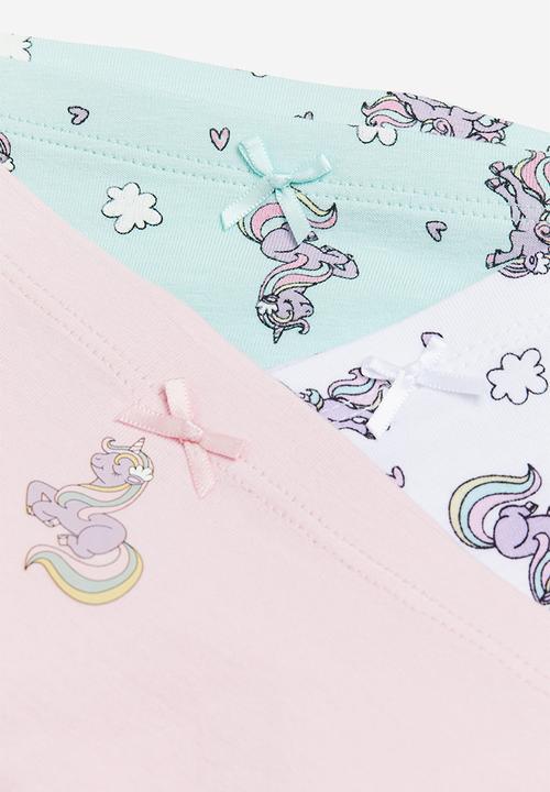 H&M - 5-Pack boxer briefs - light turquoise unicorns