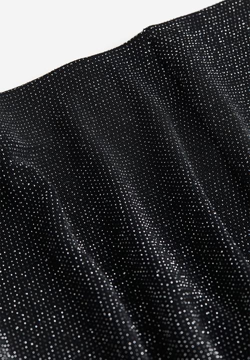 H&M - Jersey trousers - black glittery