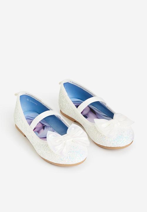 H&M - Glittery ballet pumps - white