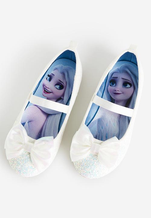 H&M - Glittery ballet pumps - white