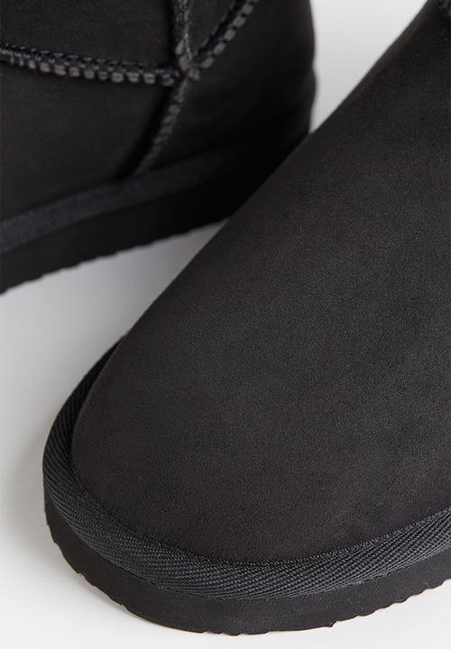 H&M - Warm-lined slip-on boots - black