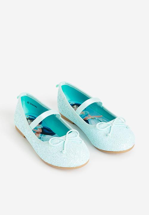 H&M - Glittery ballet pumps - turquoise