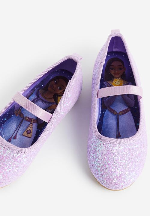 H&M - Glittery ballet pumps - Light purple Wish