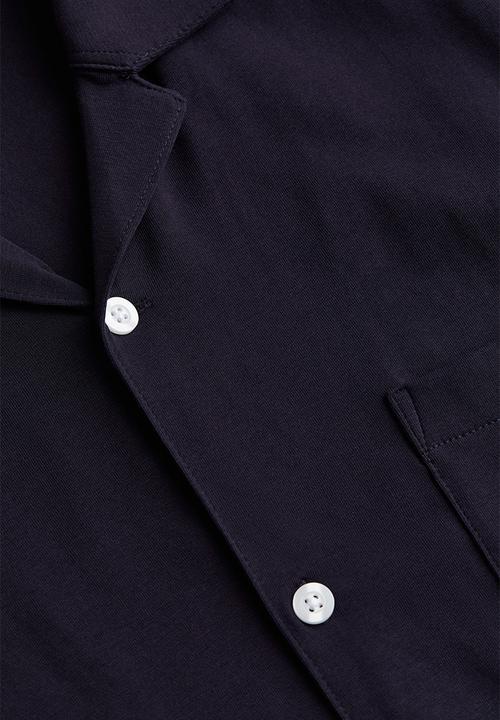 H&M - Relaxed fit cotton jersey pyjamas - blue