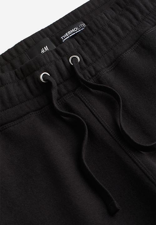 H&M - Thermolite® relaxed fit sweatpants - black
