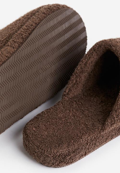 H&M - Terry slippers - dark beige
