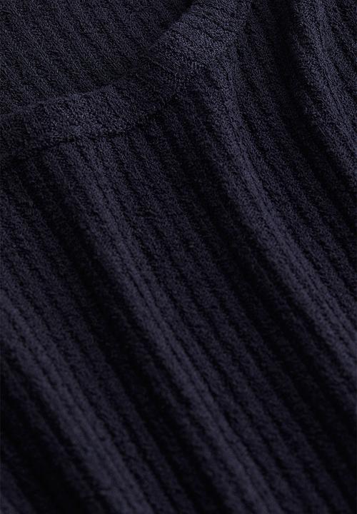 H&M - Regular fit textured jersey top - dark blue