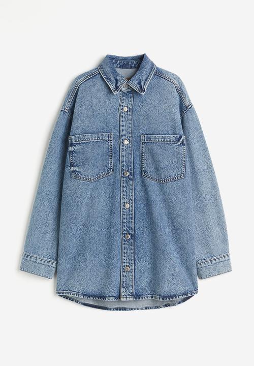 H&M - Feather soft denim shirt - blue
