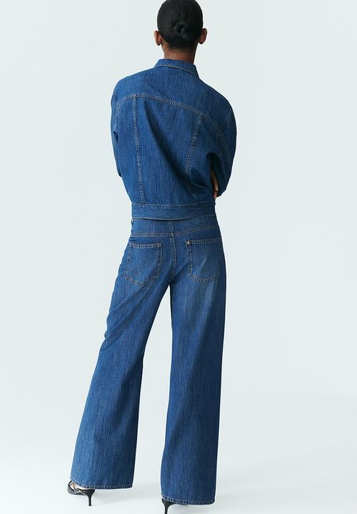 H&M - Feather soft straight regular jeans - blue