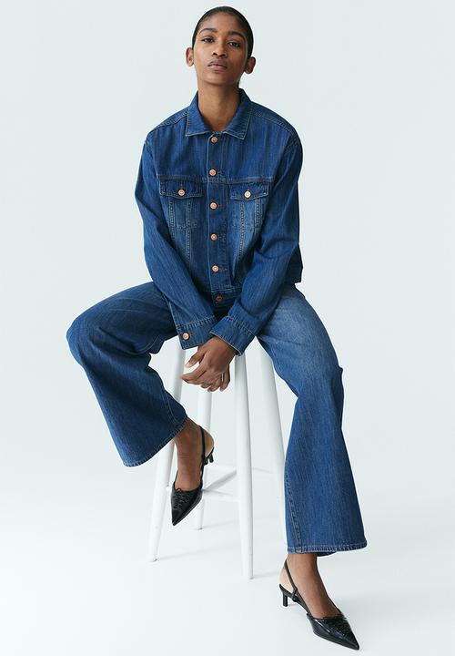 H&M - Feather soft straight regular jeans - blue