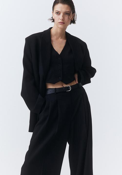 H&M - Suit waistcoat - black