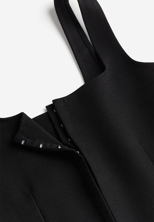 H&M - Square-neck vest top - black