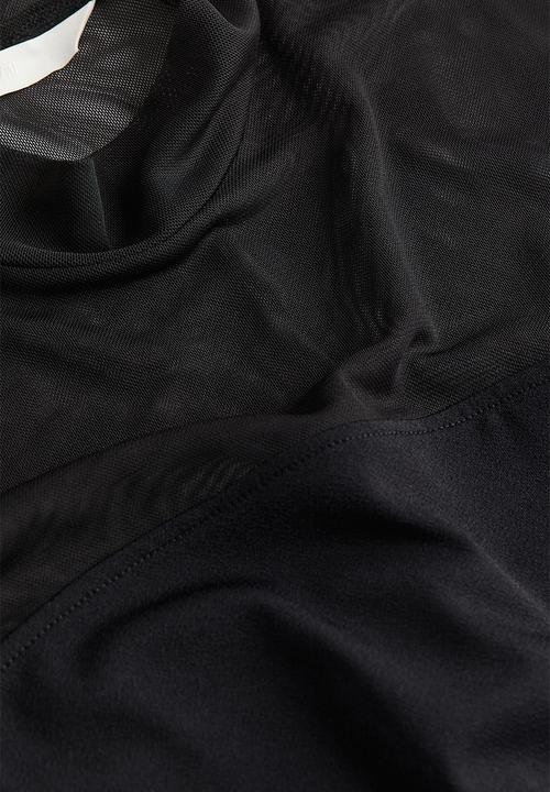 H&M - Stand-up collar dress - black