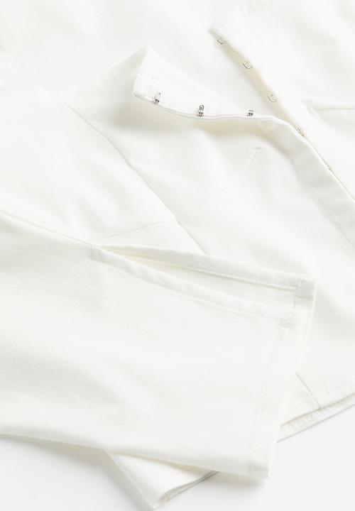 H&M - Square-neck top - cream
