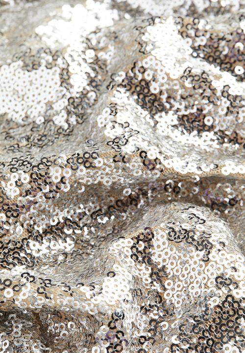 H&M - Sequined trousers - silver-coloured