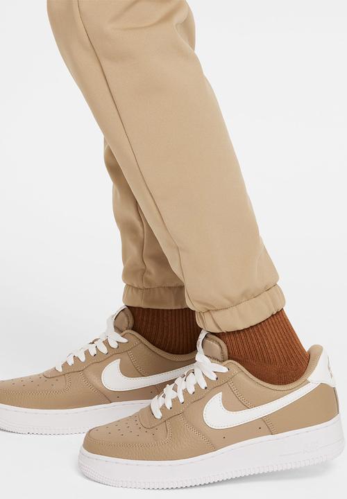 Nike - K nsw tracksuit poly fz hbr - light bone/khaki/white