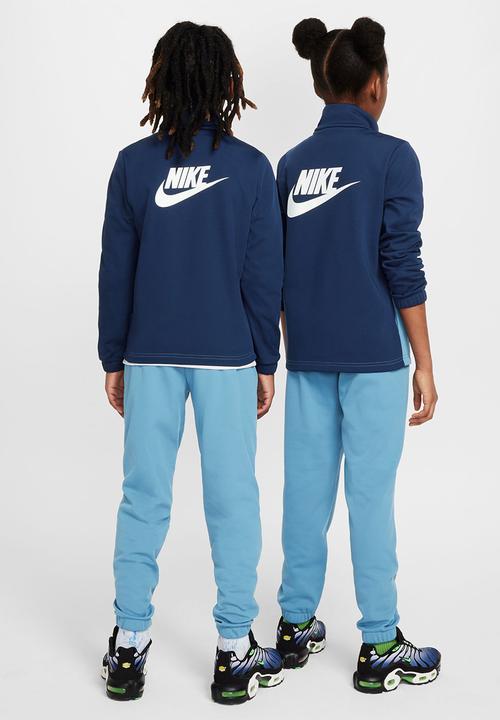 Nike - K Nsw Tracksuit Poly Fz Hbr - Aegean Storm/Midnight Navy/White